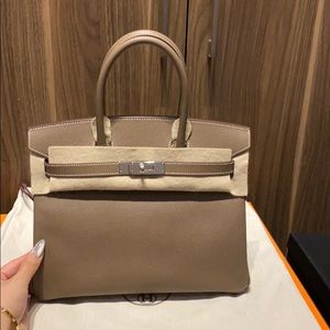 Just sharing! Hermès etoupe Epsom 30